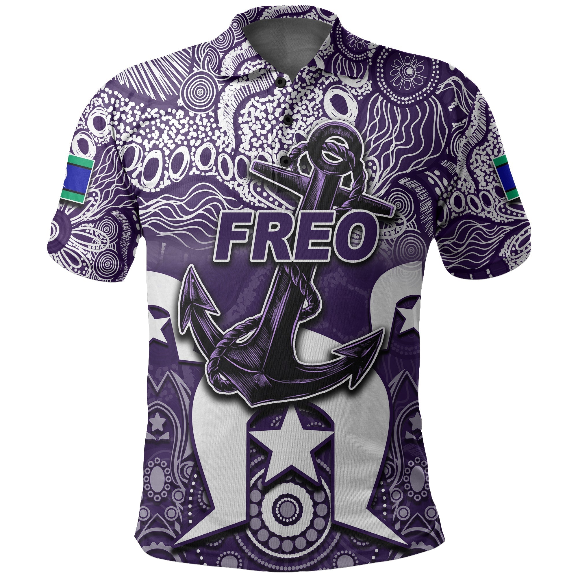 custom-personalised-dockers-australian-football-torres-strait-islanders-mix-aboriginal-polo-shirt