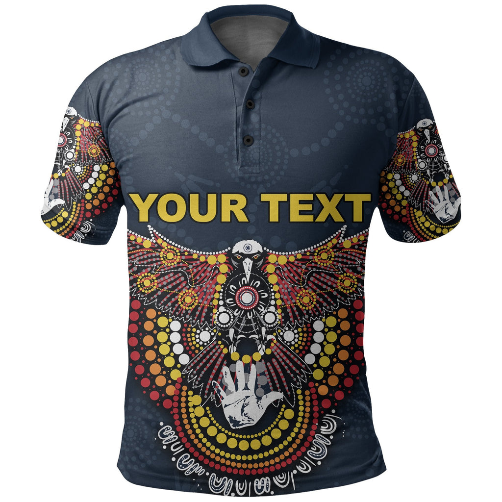 custom-personalised-adelaide-aboriginal-crows-polo-shirt