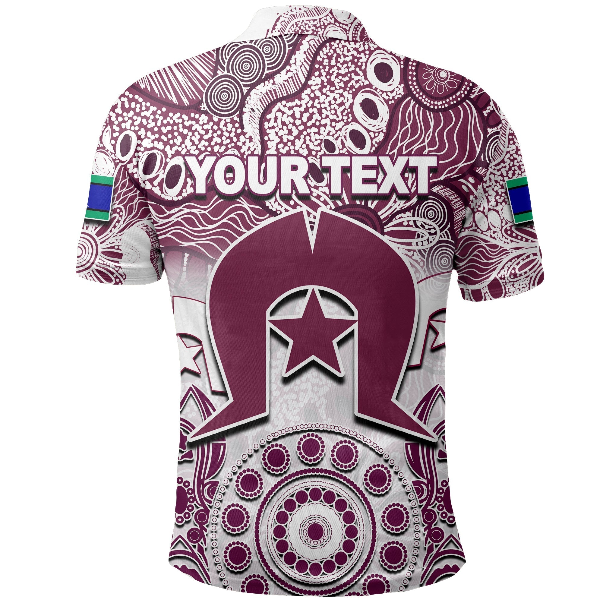 custom-personalisedsea-eagles-torres-strait-islanders-mix-aboriginal-polo-shirt