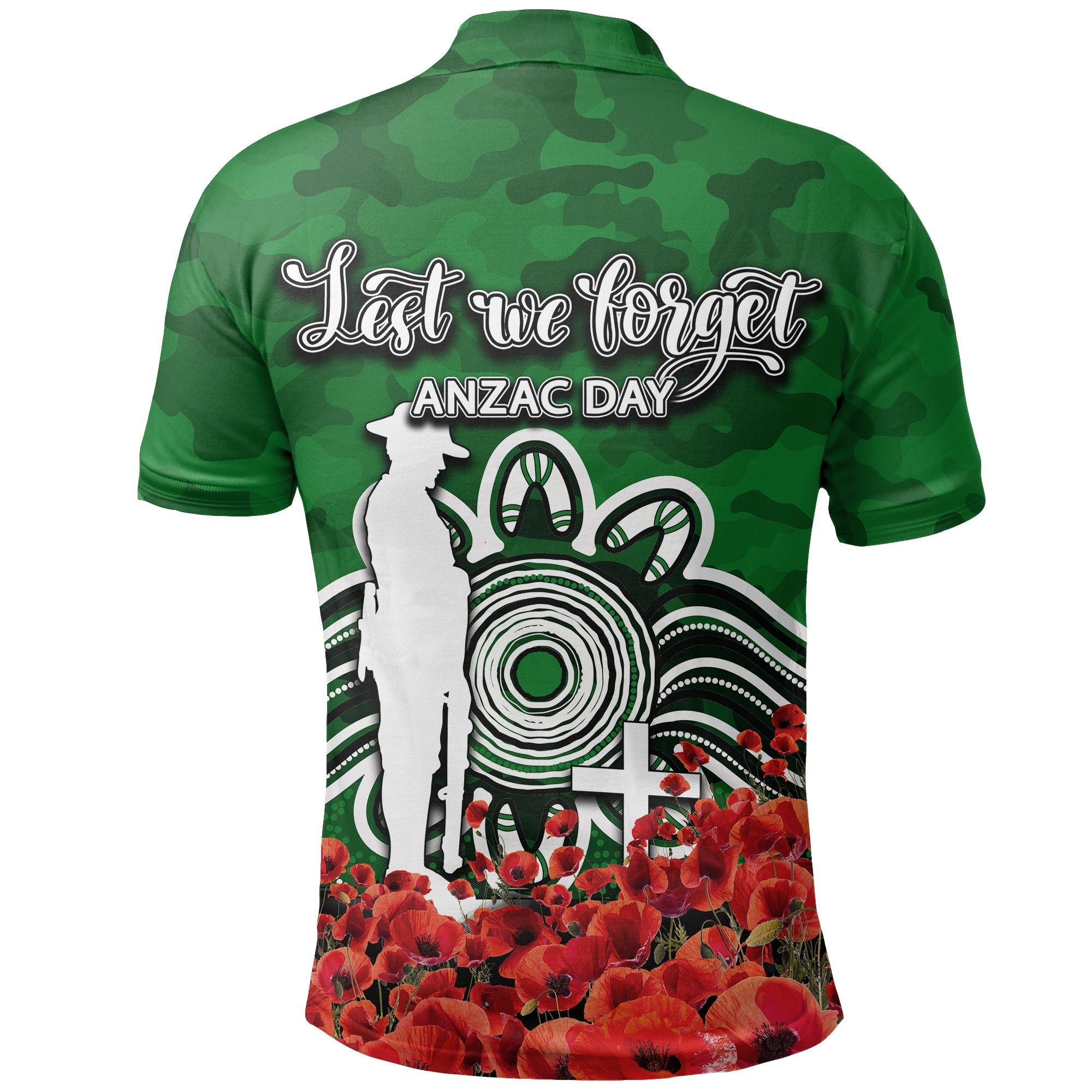south-sydney-rabbitohs-polo-shirt-anzac-day-poppy-flowers-with-army-patterns