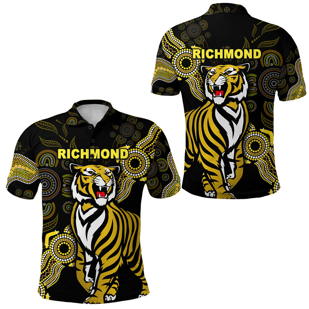 richmond-tigers-polo-shirt-simple-indigenous