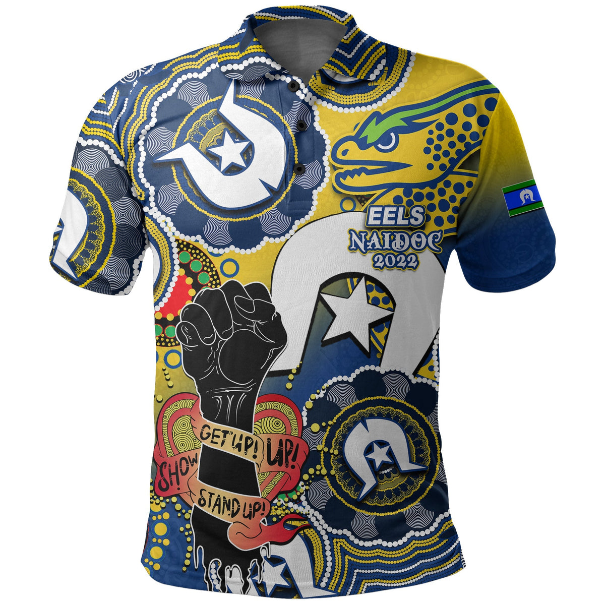 custom-personalised-eels-rugby-naidoc-week-2022-polo-shirt-lets-fight-together-no1