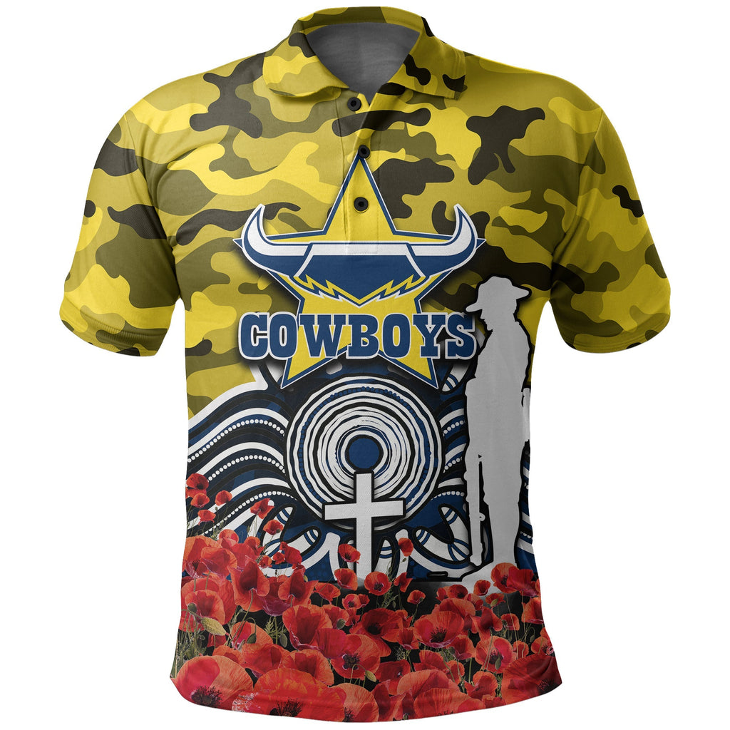 north-queensland-cowboys-polo-shirt-anzac-day-poppy-flowers-with-army-patterns
