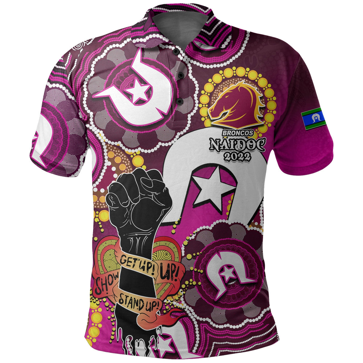 custom-personalised-broncos-rugby-naidoc-week-2022-polo-shirt-lets-fight-together-no2