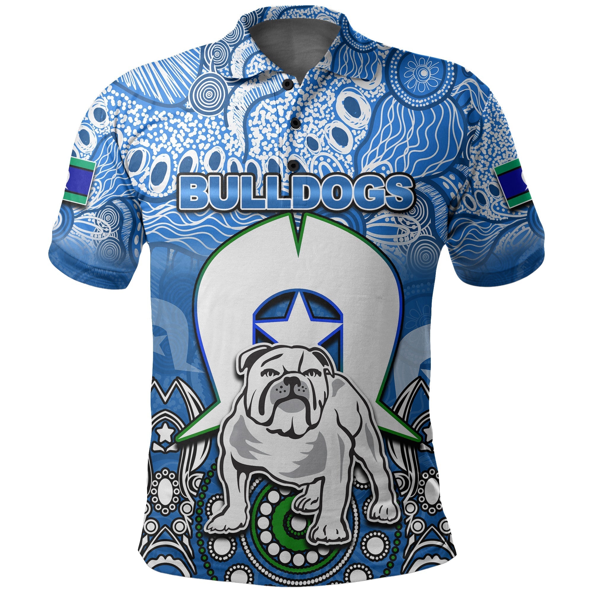 custom-personalisedbulldogs-torres-strait-islanders-mix-aboriginal-polo-shirt