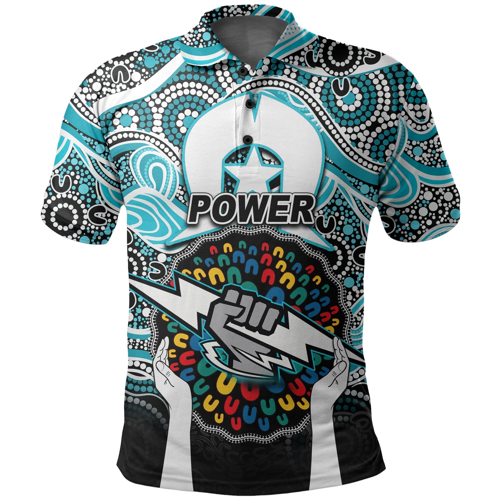 power-australian-football-polo-shirt-naidoc-week-2022