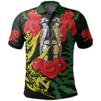 anzac-day-polo-shirt-maori-patterns-green-color
