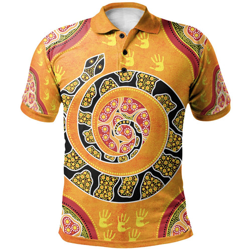 polo-aboriginal-unique-style-snake-orange-color-2021