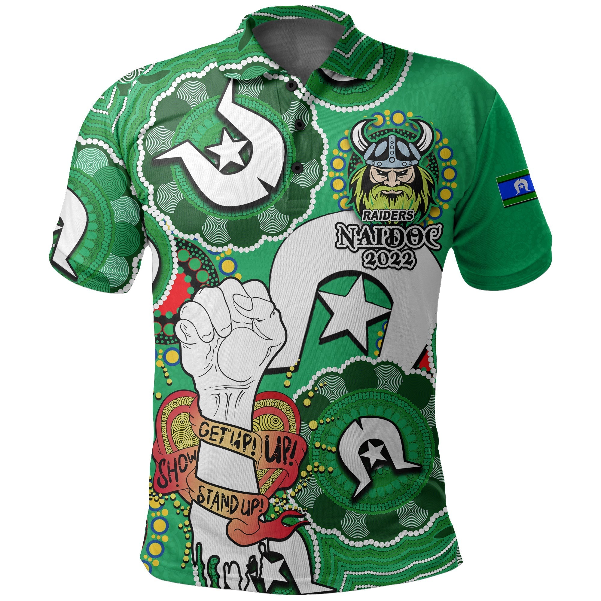 custom-personalised-raiders-rugby-naidoc-week-2022-polo-shirt-lets-fight-together