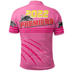 Panthers Rugby Polo Shirt Premiers 2022 Pink Vibe LT6