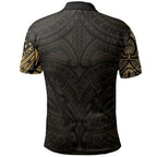 new-zealand-polo-shirt-maori-polynesian-tattoo-gold