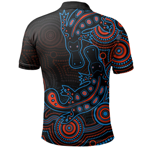 custom-personalisedaboriginal-platypus-polo-shirt-dot-patterns-style-no-4