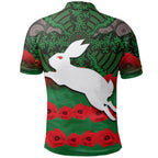 rabbitohs-polo-shirt-aboriginal-with-poppy-flower-anzac-day