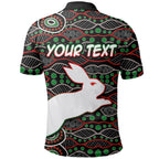 custom-personalised-south-sydney-rabbitohs-polo-shirt-aboriginal-patterns