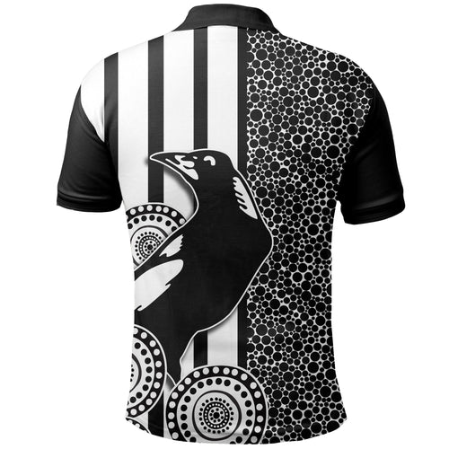magpies-polo-shirt-aboriginal-dot-black
