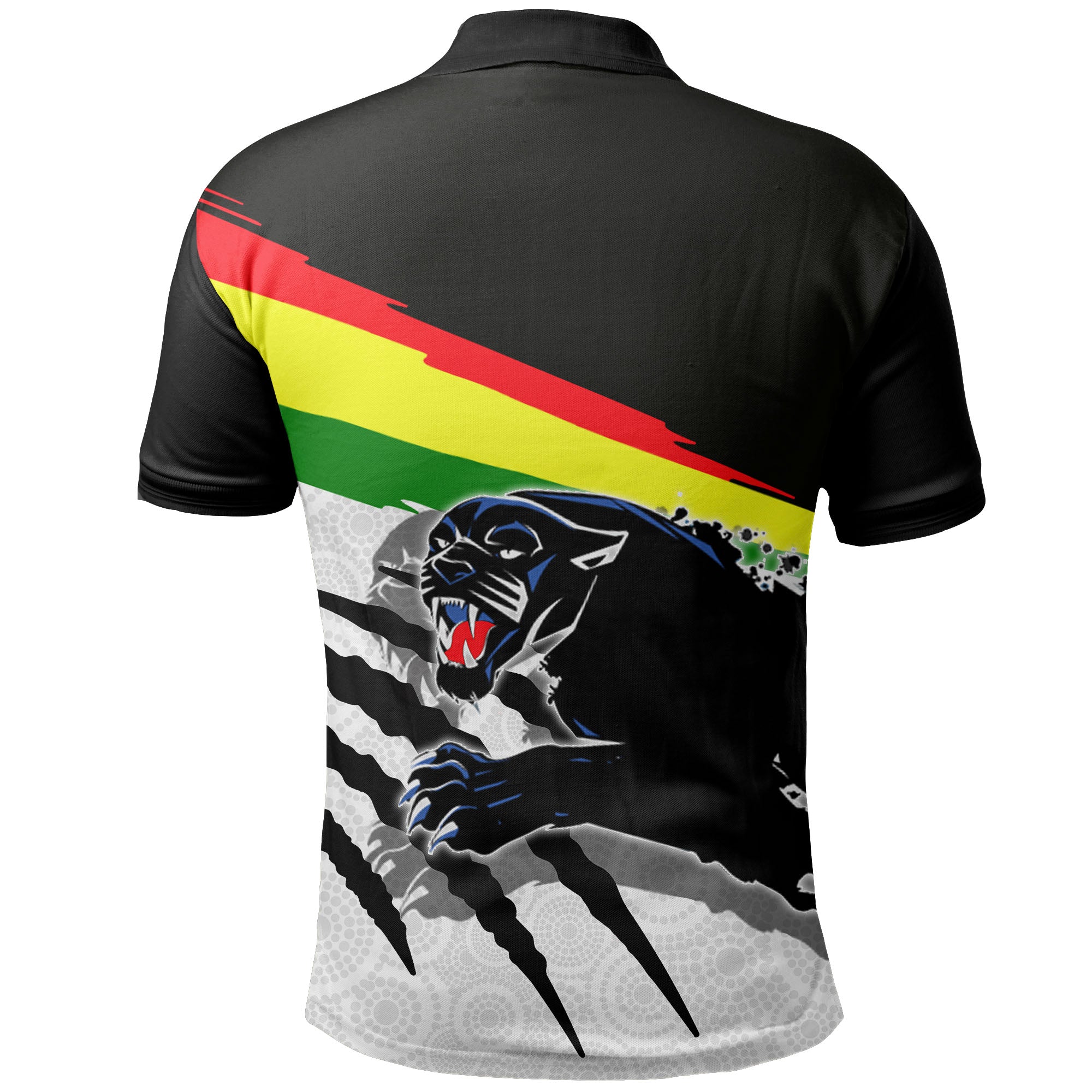 panthers-polo-shirt-aboriginal-dot-patterns