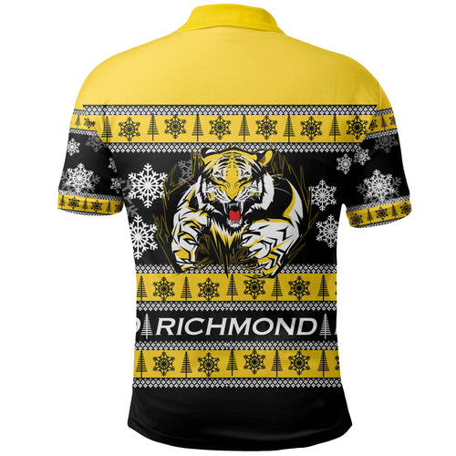 richmond-tigers-polo-shirt-christmas-2021-style