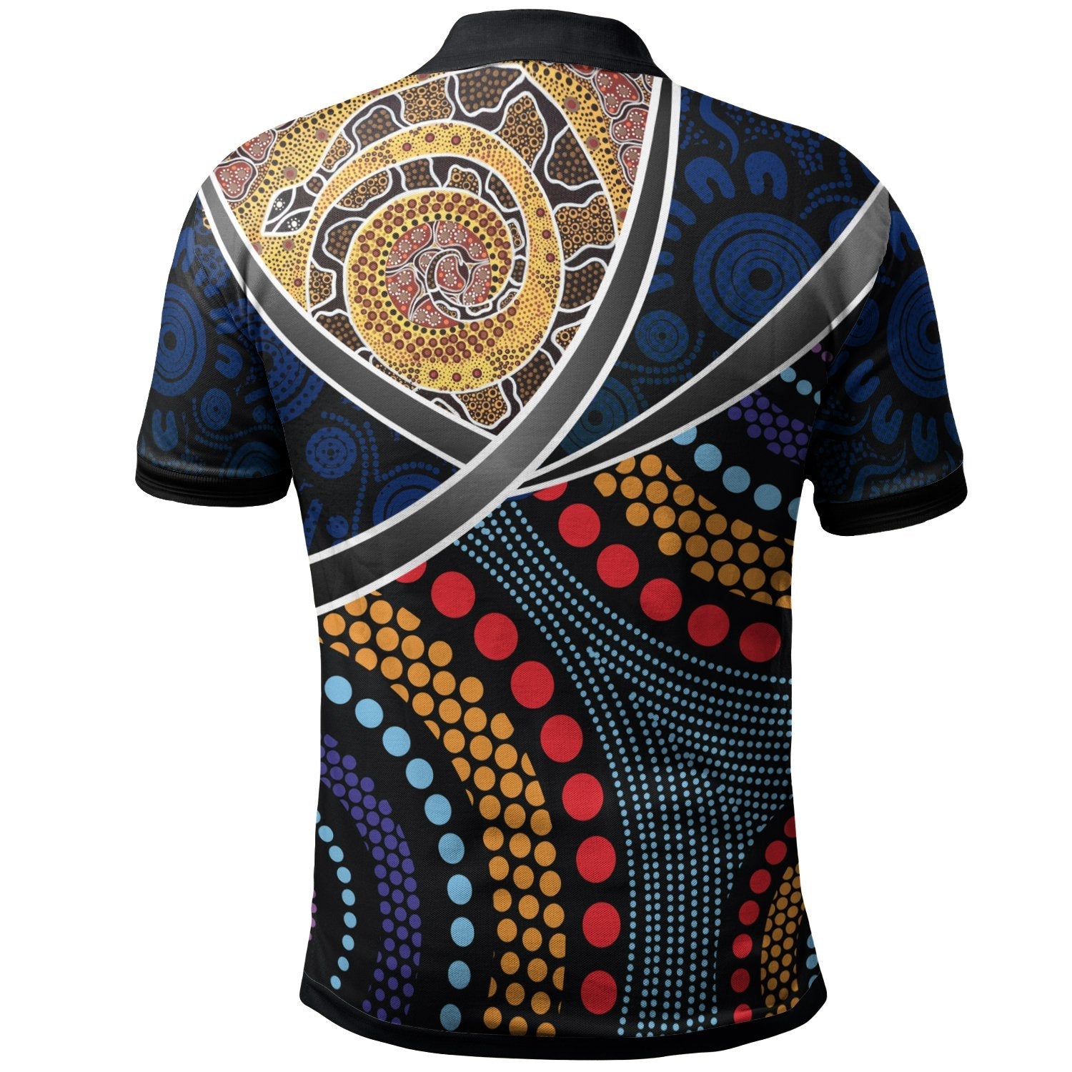 polo-aboriginal-dot-panting-art-with-snake