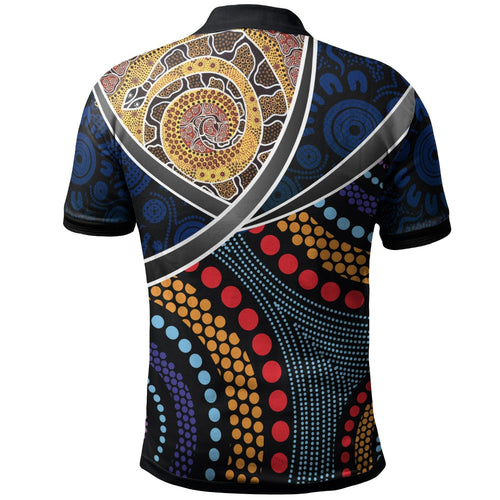 polo-aboriginal-dot-panting-art-with-snake