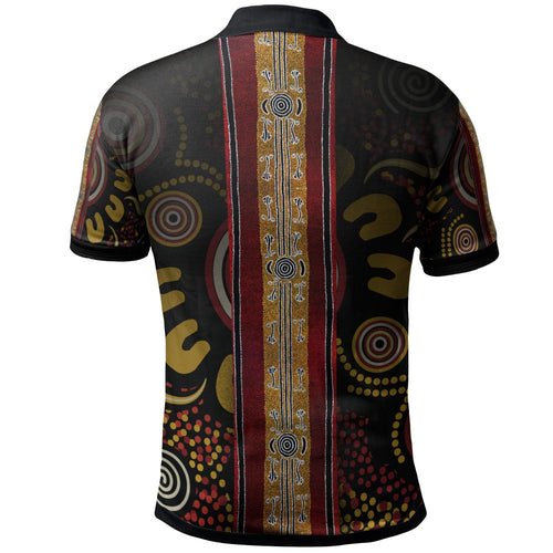 polo-aboriginal-dot-panting-art-stripe-lines