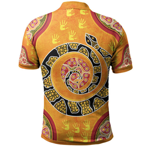 polo-aboriginal-unique-style-snake-orange-color-2021