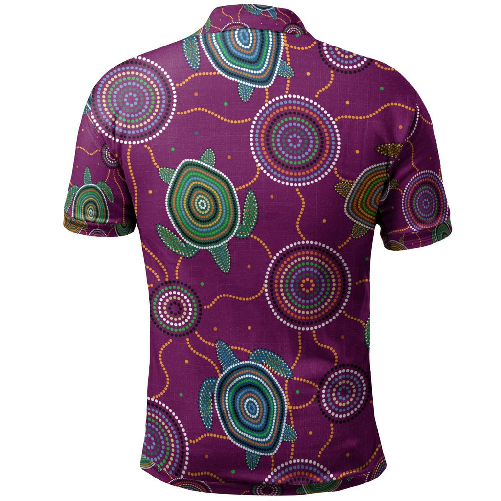 polo-aboriginal-turtle-purple-australia-dot-patterns