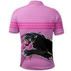 panthers-polo-shirt-aboriginal-dot-patterns-pink-style