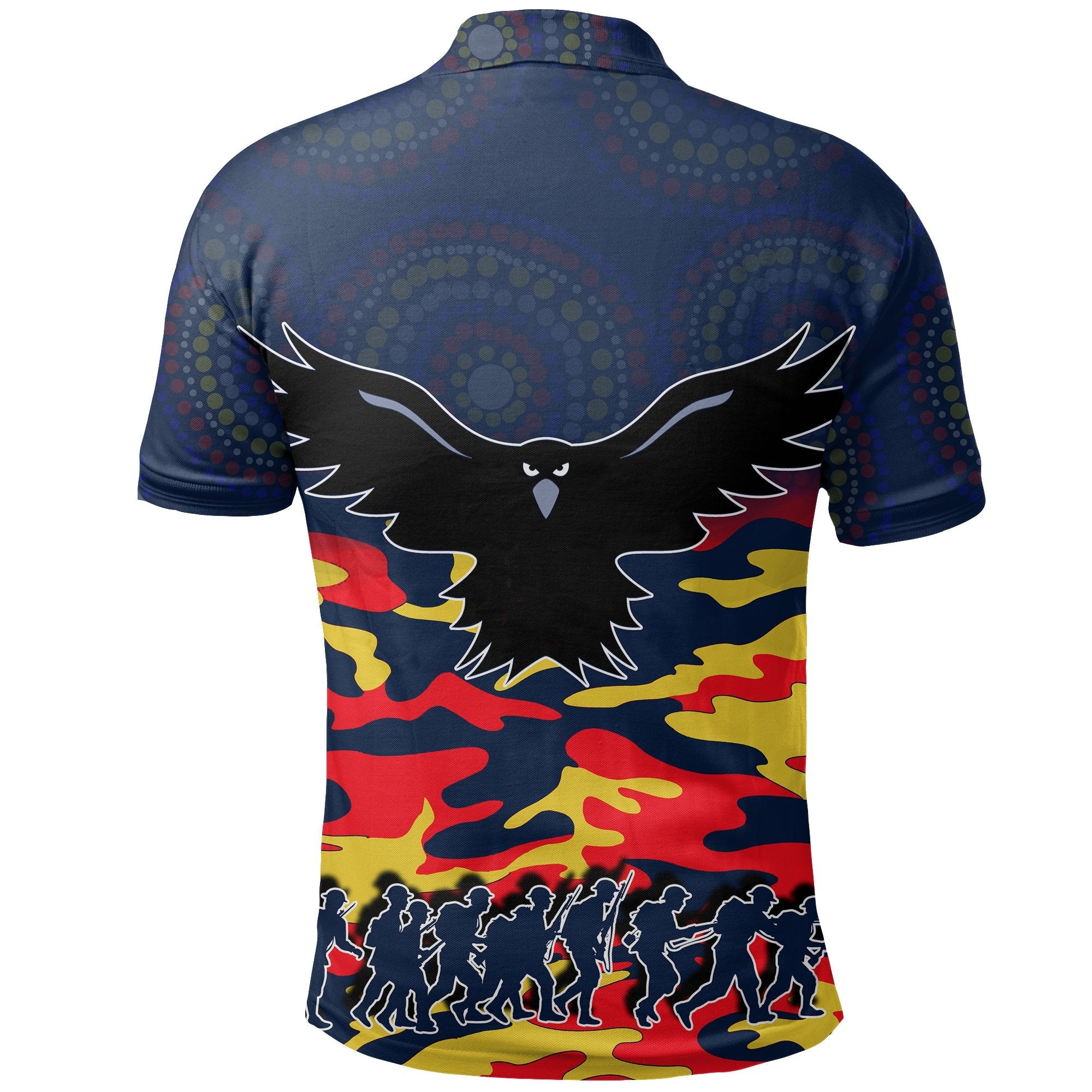 adelaide-crows-polo-shirt-anzac-day-army-style