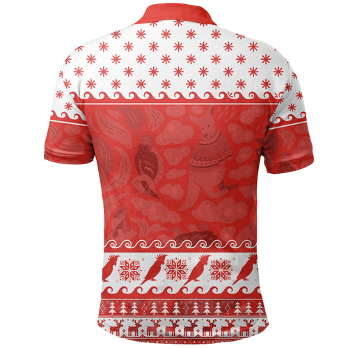 cockatoo-polo-shirt-christmas-australia-red-style