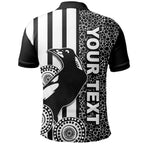 custom-personalised-magpies-polo-shirt-aboriginal-dot-black