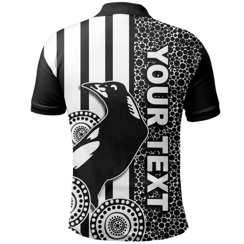 custom-personalised-magpies-polo-shirt-aboriginal-dot-black