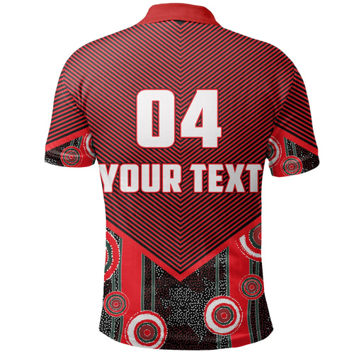 custom-personalisedst-george-dragons-polo-shirt-aboriginal