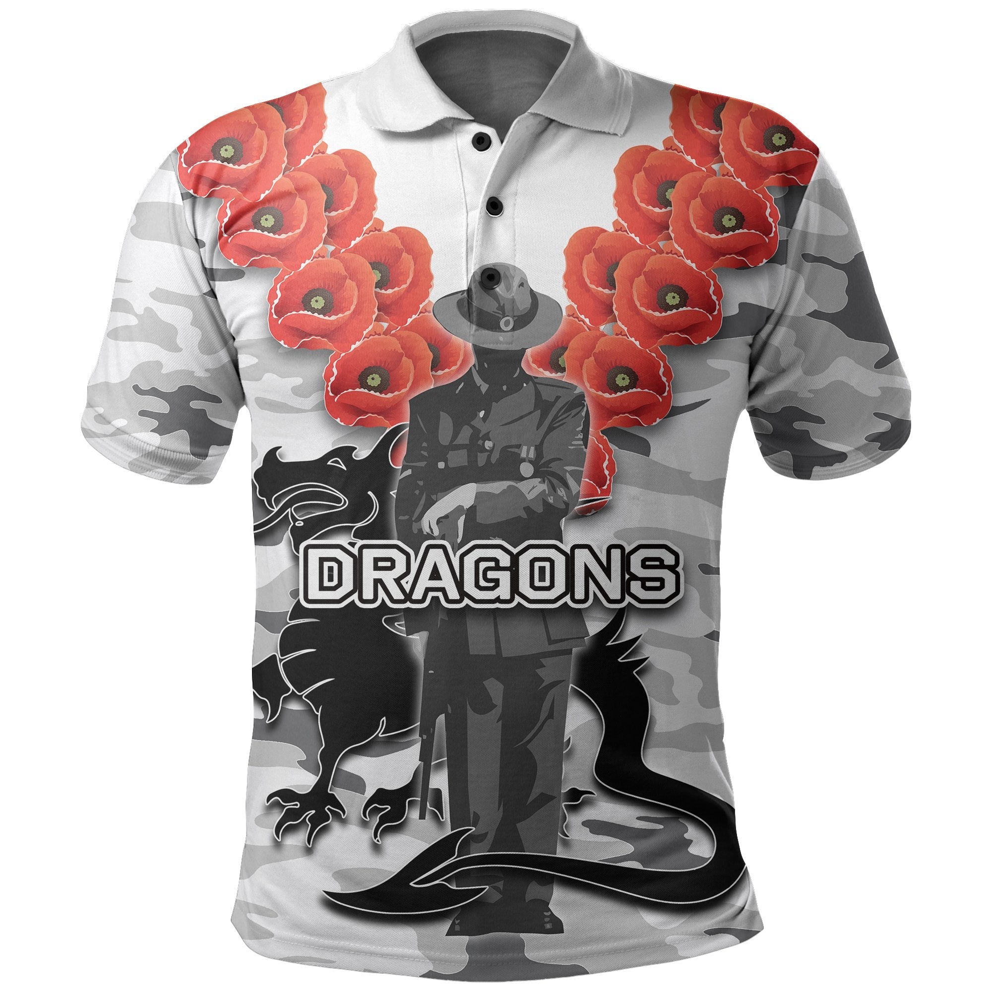custom-personalisedst-george-polo-shirt-anzac-day-army-patterns-white