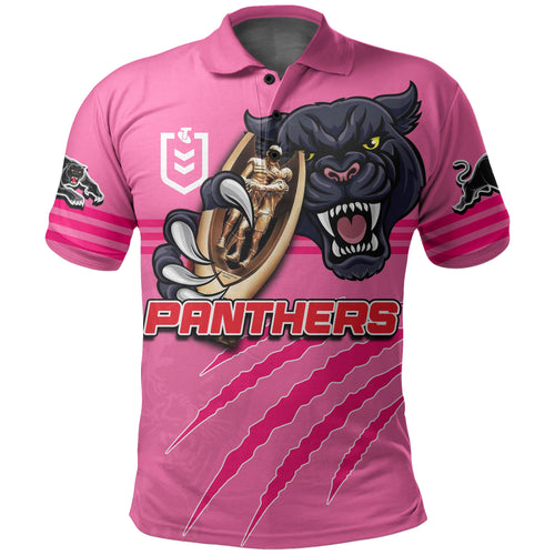 Panthers Rugby Polo Shirt Premiers 2022 Pink Vibe