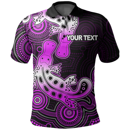 custom-personalisedaboriginal-platypus-polo-shirt-dot-patterns-style-no-1