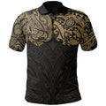 new-zealand-polo-shirt-maori-polynesian-tattoo-gold