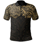 new-zealand-polo-shirt-maori-polynesian-tattoo-gold