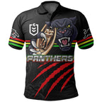 Panthers Rugby Polo Shirt Premiers 2022 Black Vibe