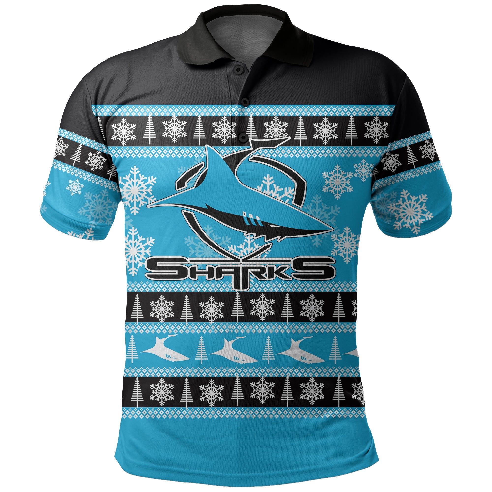 cronulla-sutherland-sharks-polo-shirt-christmas-2021