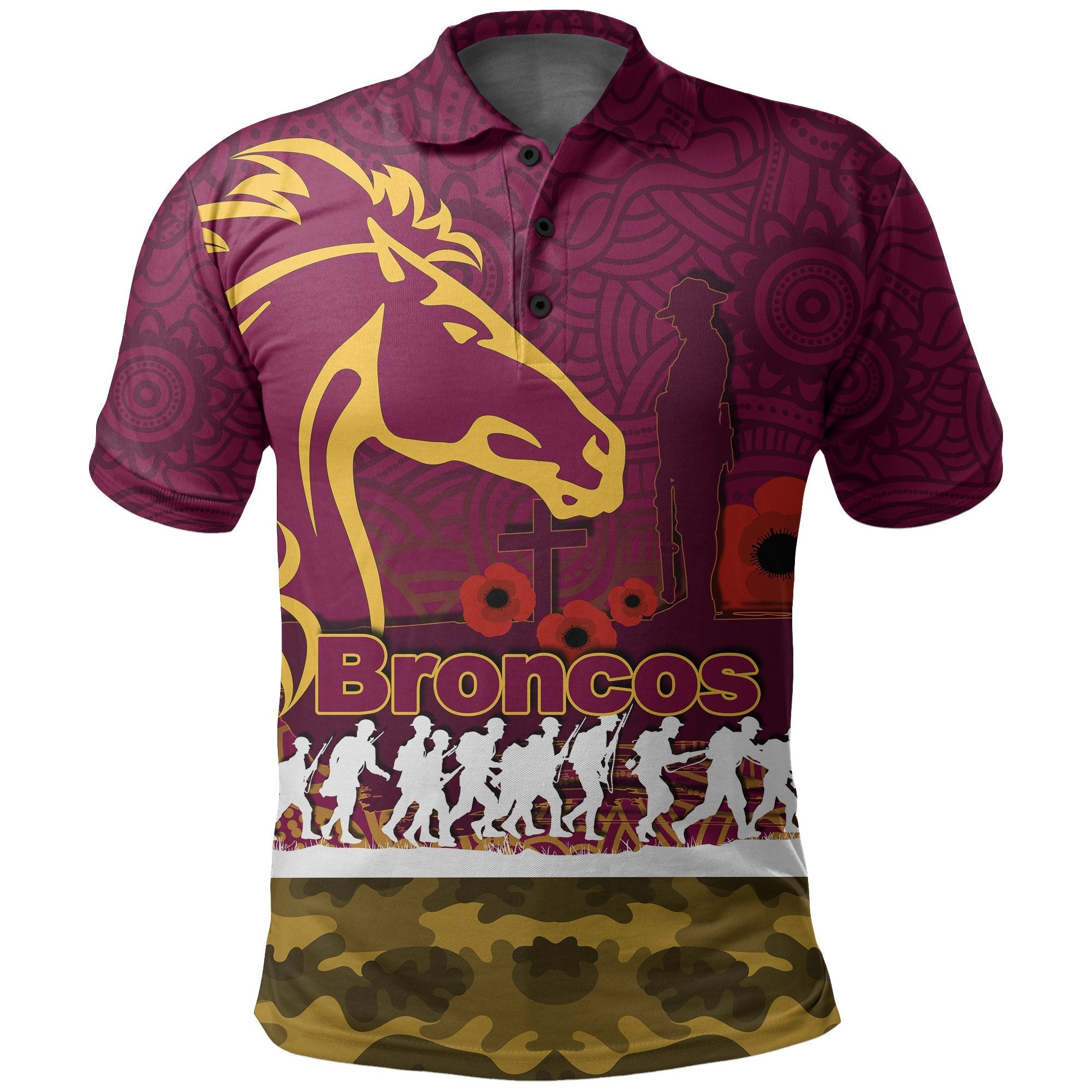 custom-personalised-brisbane-broncos-polo-shirt-anzac-day