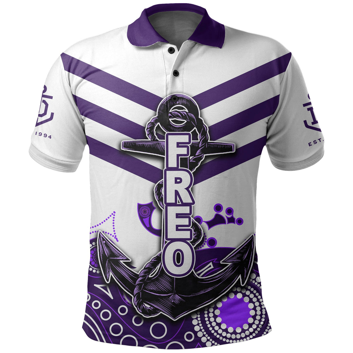 fremantle-polo-shirt-freo-aboriginal-simple-white-style