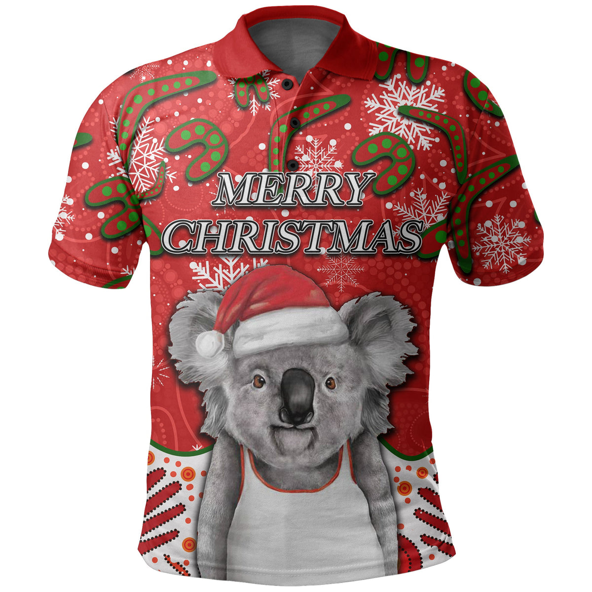 australia-koala-polo-shirt-christmas-mix-aboriginal