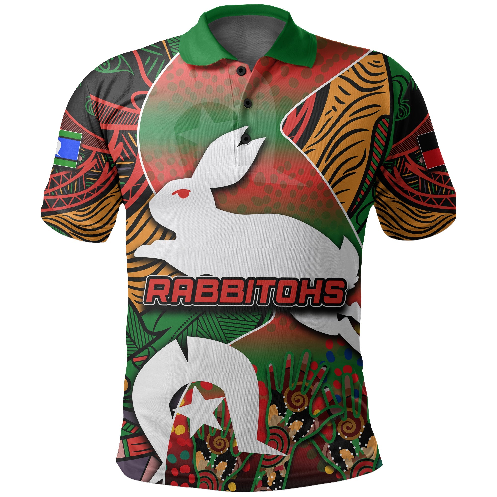 custom-personalised-naidoc-rabbitohs-polo-shirt-torres-strait-islander-1