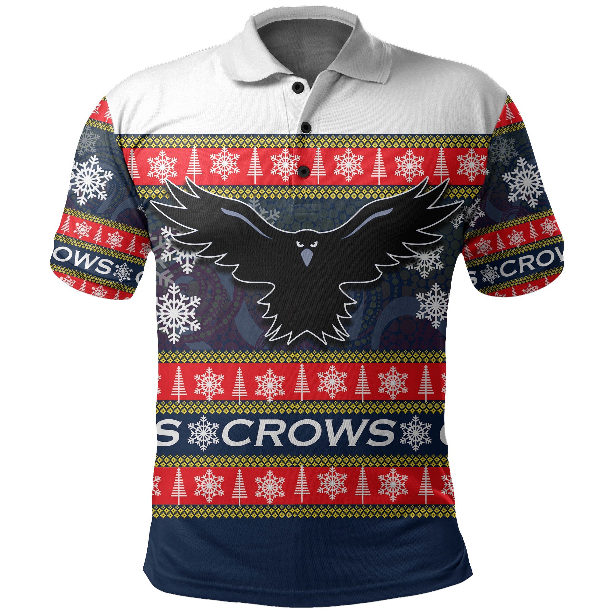 adelaide-crows-polo-shirt-christmas-2021-style