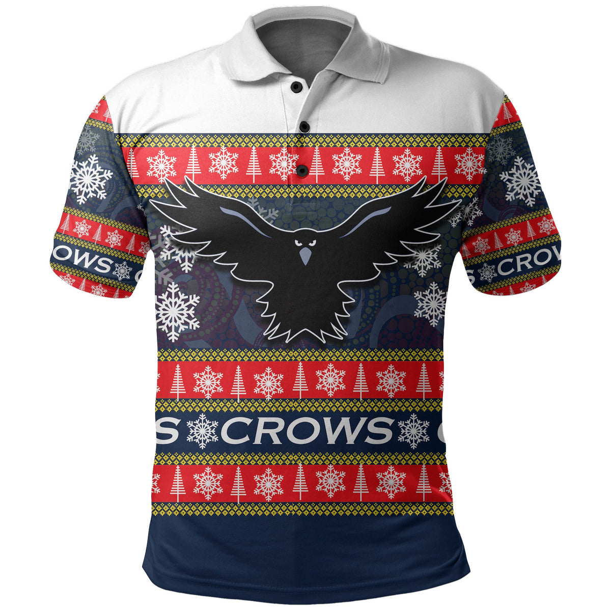 adelaide-crows-polo-shirt-christmas-2021-style