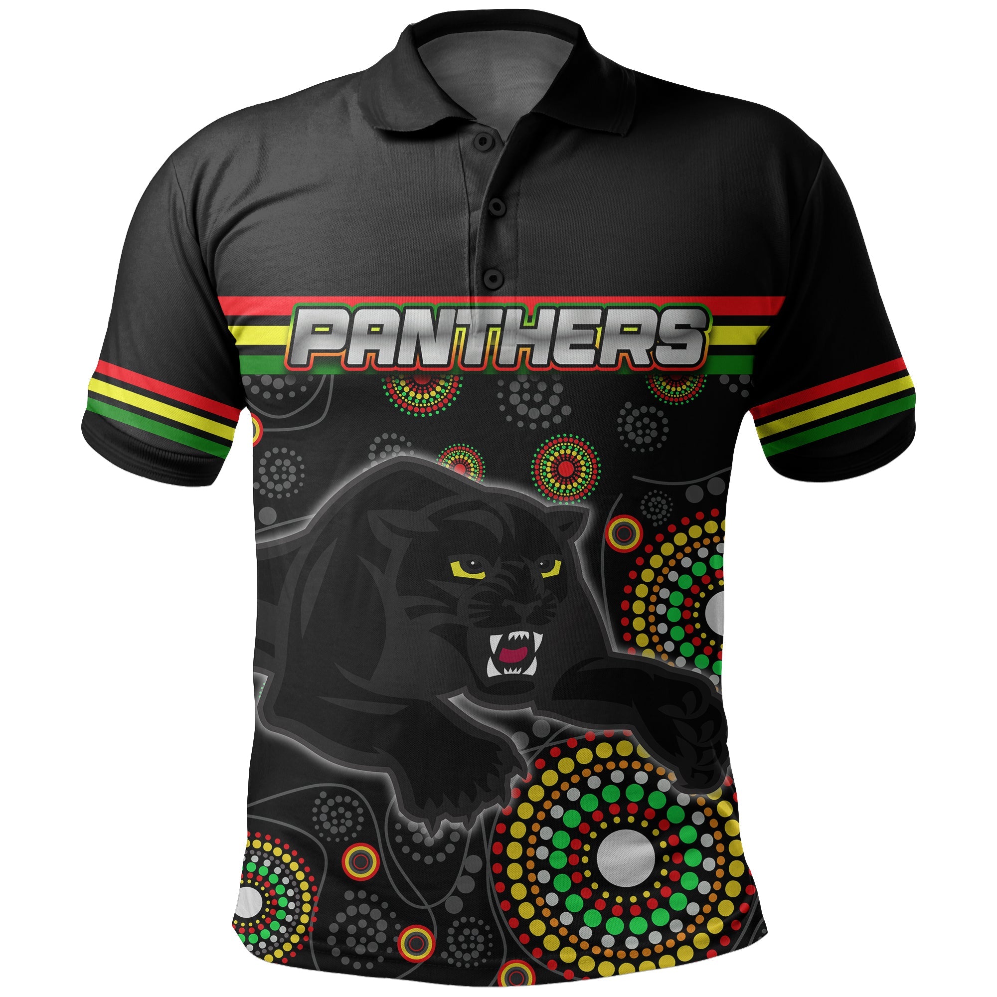custom-personalisedpanthers-polo-shirt-aboriginal-patterns