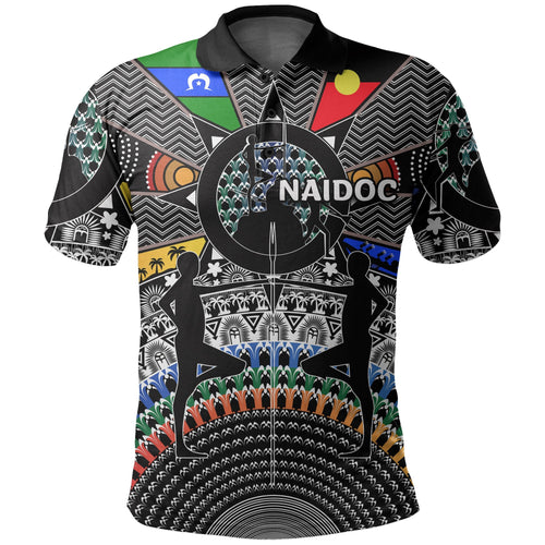 custom-personalised-naidoc-week-polo-shirt-tribal-style-1