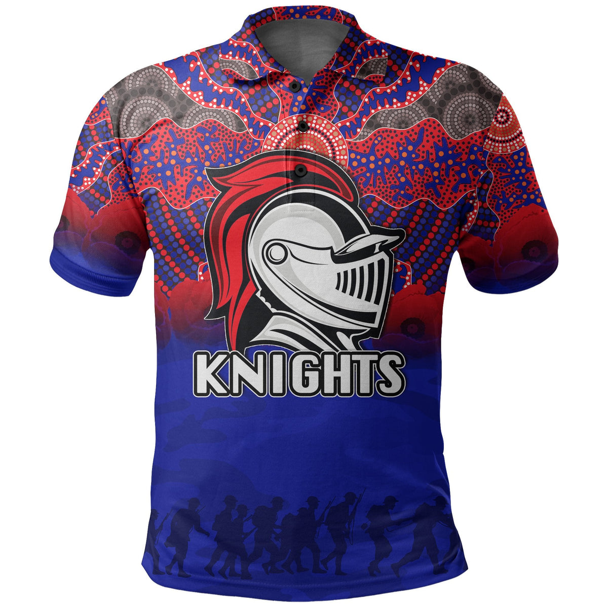 knights-polo-shirt-aboriginal-anzac-day
