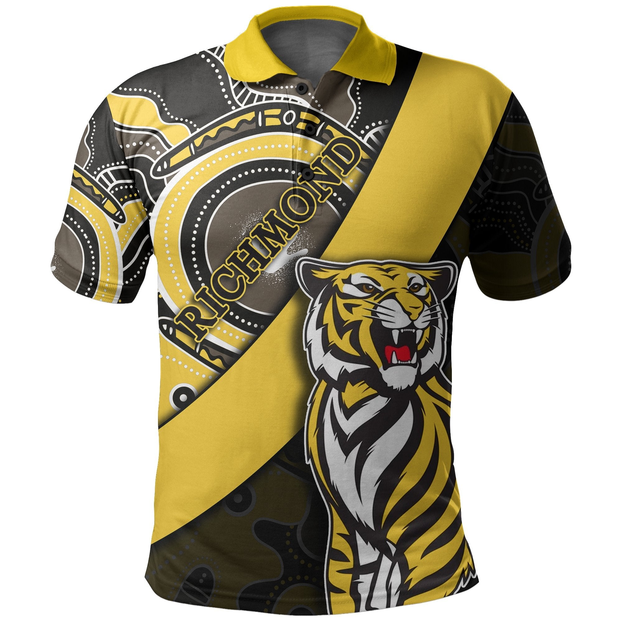 richmond-tigers-polo-shirt-aboriginal-style