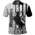 custom-personalised-magpies-polo-shirt-aboriginal-dot-white